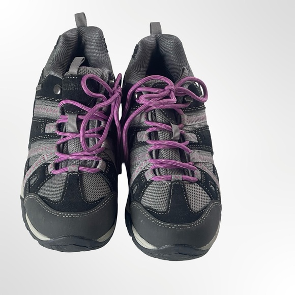 Mountain Warehouse Women's Black and Purple Hiking Shoes NWT - Picture 2 of 6
